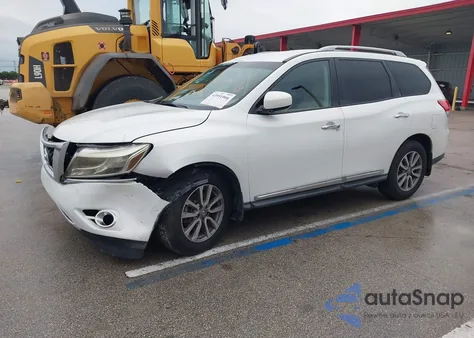 2014 Nissan Pathfinder Sl из США, поврежденный, VIN 5N1AR2MN2EC681372